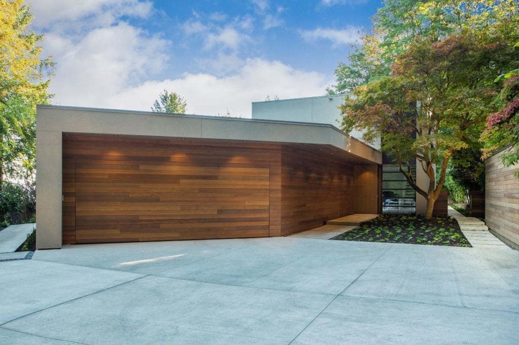 Exterior remodel of a modern Dunthorpe home